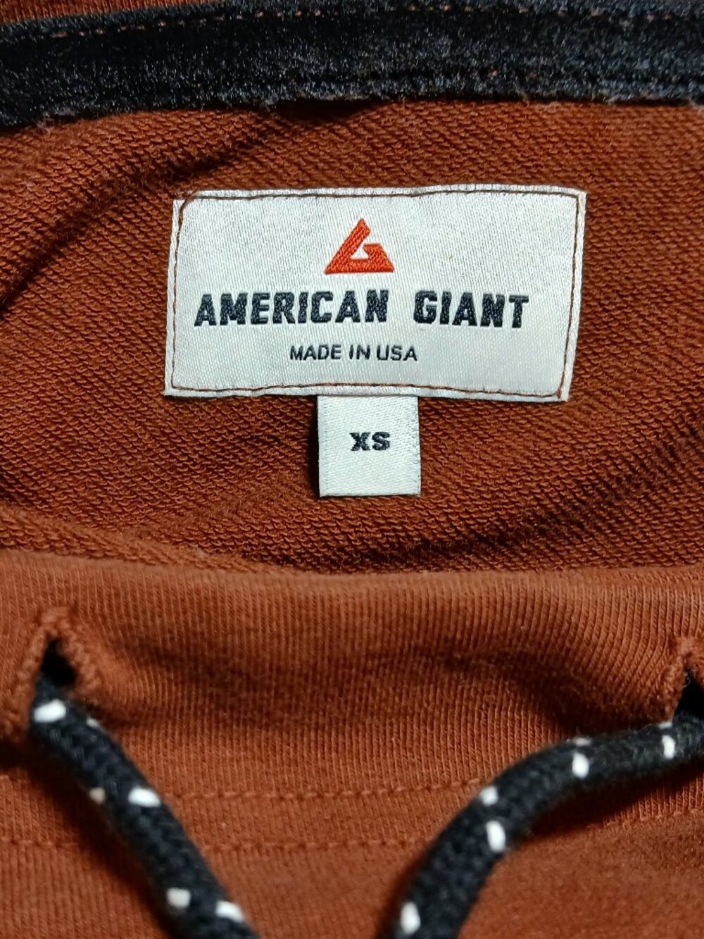 AMERICAN GIANT Cinnamon Brown Tunic Hoodie Sweatshirt - EUC - Picture 9 of 12